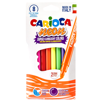 Pennarello Carioca neon pz.8