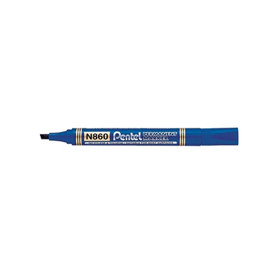 Marker Pentel n860 punta scalpello blu Foto