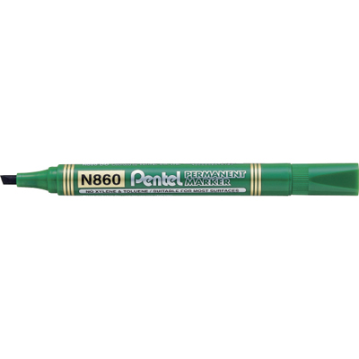 Marker Pentel n860 punta scalpello verde