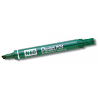 Marker Pentel Pen n60 punta scalpello verde