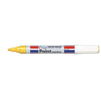 Marker Pilot paint marker sc-pm punta tonda giallo Foto