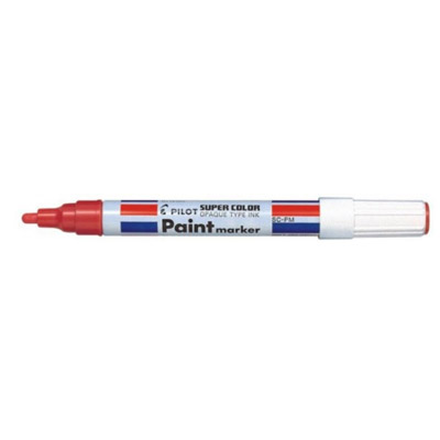 Marker Pilot paint marker sc-pm punta tonda rosso