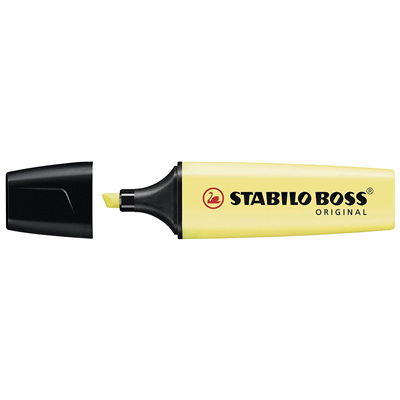 Evidenziatore Stabilo Boss milky yellow 144