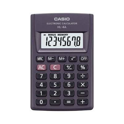 Calcolatrice tascabile Casio 8 cifre big display